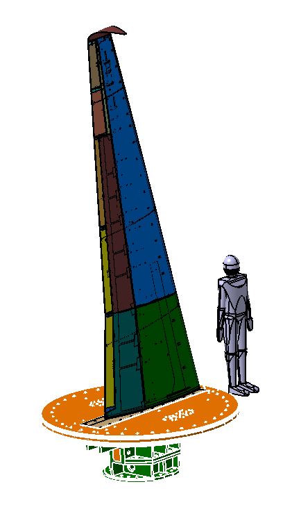 CAD model of Wind-Tunnel-Model Image