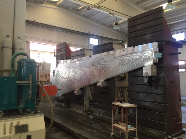 Milling process of the prototype. Image
